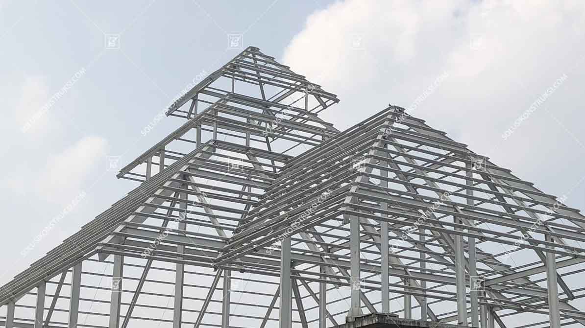Gambar Struktur Atap  Baja Ringan Berbagi Struktur 